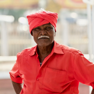 Moustache Silver Egg