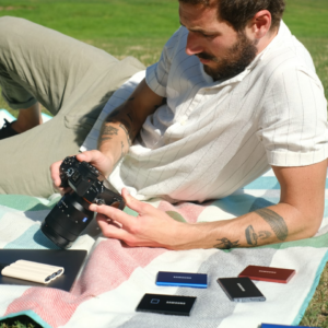 Samsung Silver Moustache