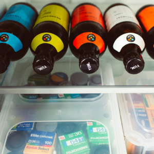 Refrigerator Moustache Blender